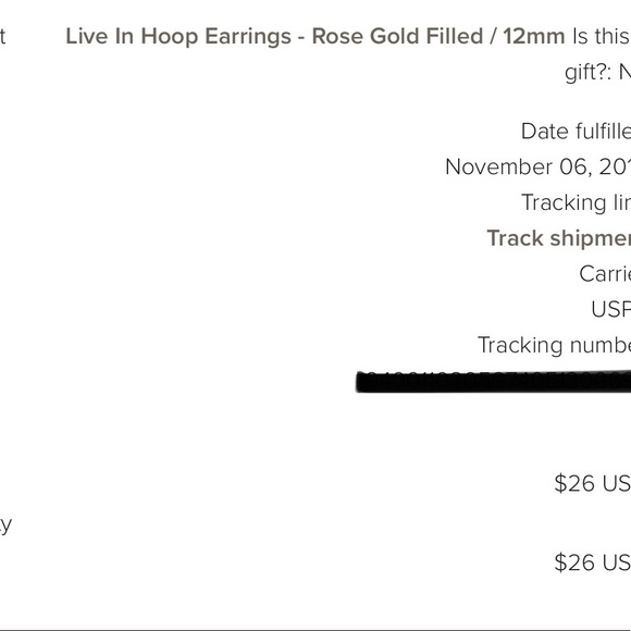 Made By Mary Live In Hoops Rose Gold 12MM - Picture 4 of 4